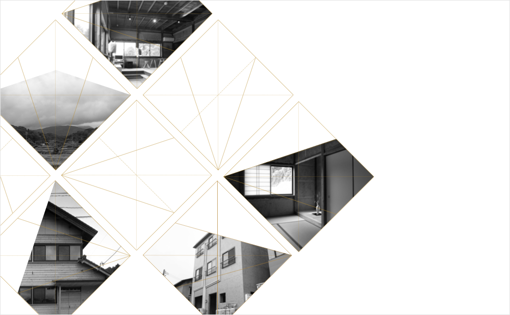 サイトのデザインコンセプトは折り紙。点と点を結び立体的な形を作るところが設計と似ていると考えました